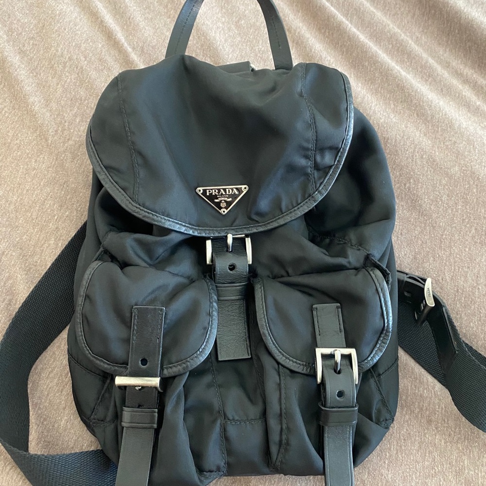 vintage vela sport prada nylon backpack